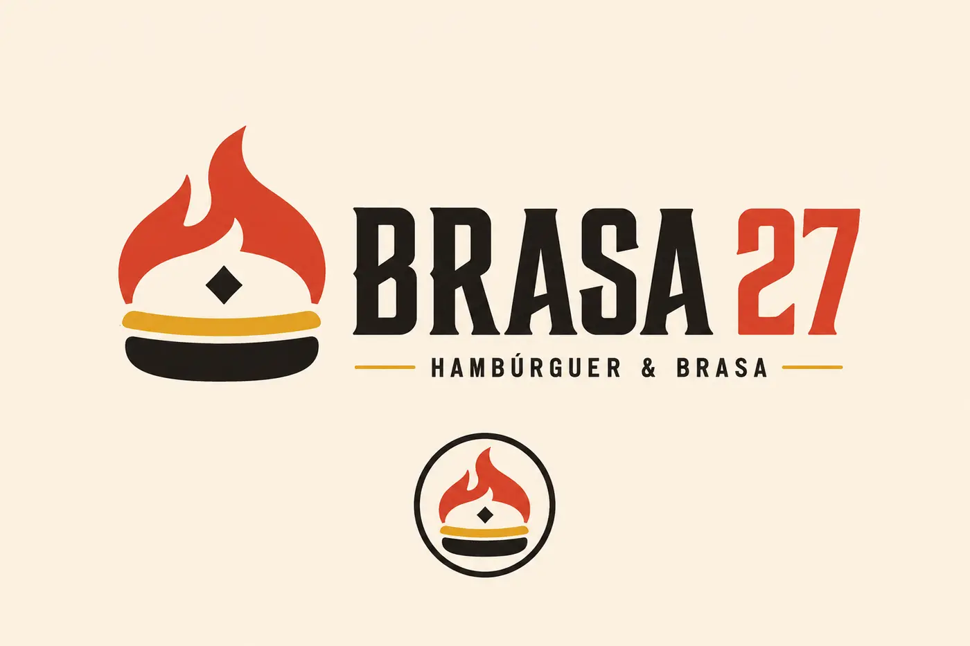 Logo e símbolo da Brasa 27