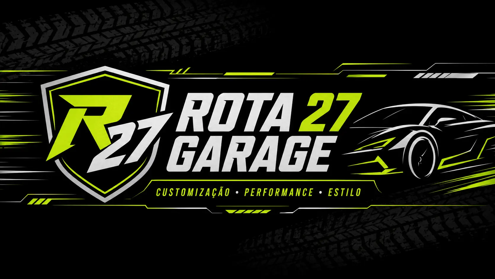 Banner automotivo da Rota 27 Garage